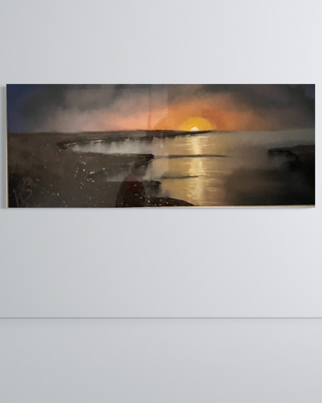 Sonnenuntergang am Wattenmeer