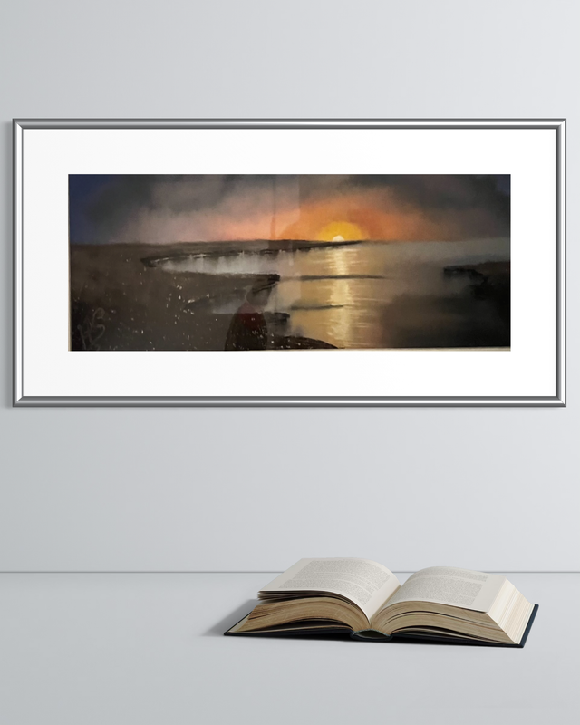 Sonnenuntergang am Wattenmeer