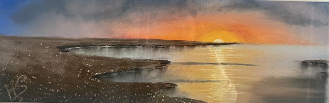 Sonnenuntergang am Wattenmeer