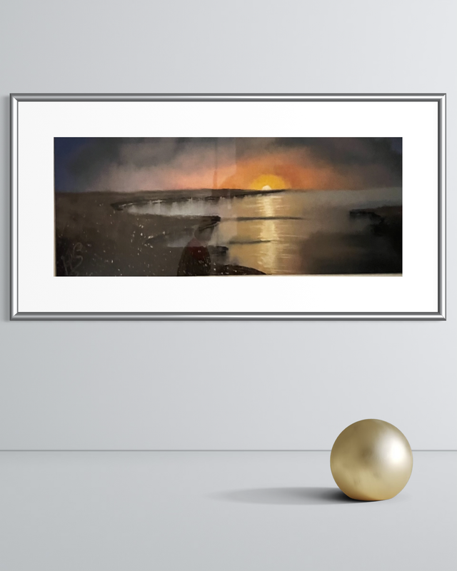 Sonnenuntergang am Wattenmeer