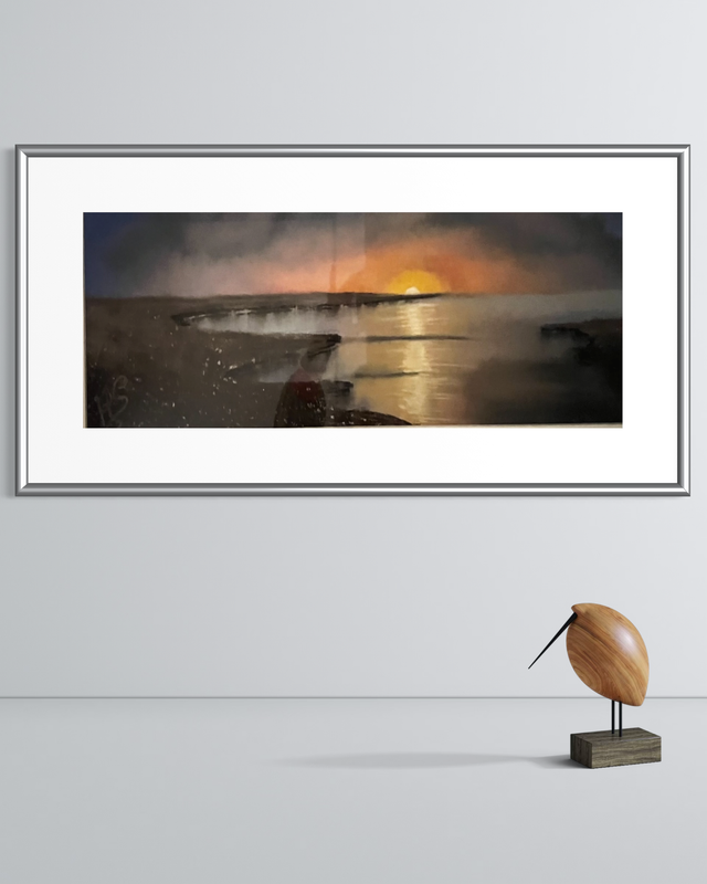 Sonnenuntergang am Wattenmeer